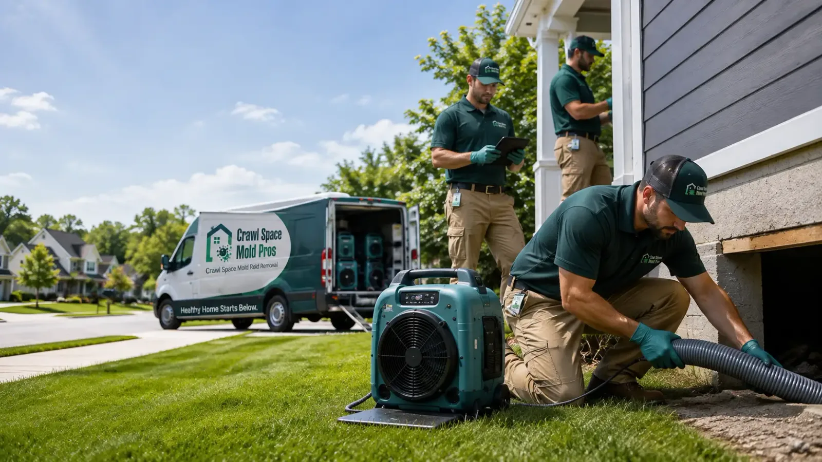 Crawl Space Mold Removal in Nachusa, IL